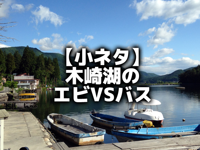 【小ネタ】木崎湖のエビVSバス